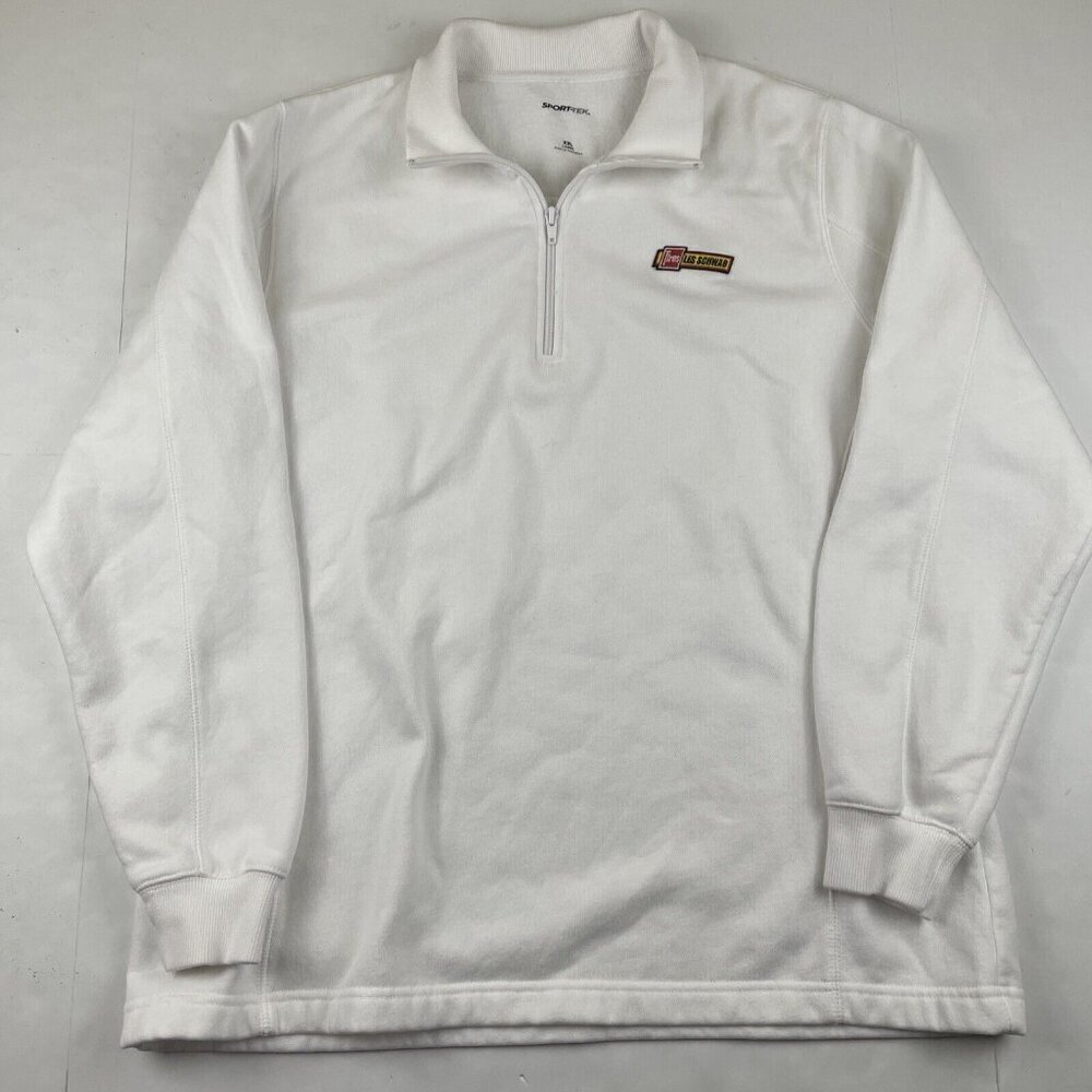 Les Schwab Tires Employee Sweatshirt Women’s 2XL 1/4 Zip Pullover Cotton Blend